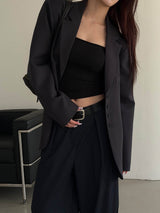 Modern single blazer(2color)