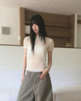 リーベルメッシュレース半袖Tシャツ