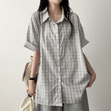 Tika 半袖チェックシャツ Southern