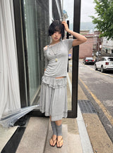 レース オフセット Tシャツ