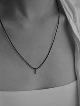 ドロップネックレス [black]