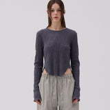 Crease Top Gray
