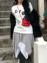 クリームスターハートロングスリーブ