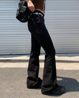 Reve low boots cut pants