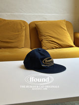 FFOUND WASHED FLAT BRIM CAP / NAVY