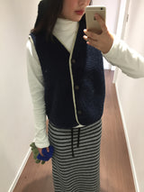 ジグリーボアフリースベスト (3color)