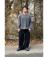 [ 1+1 ] ツイルサイドタックパンツ