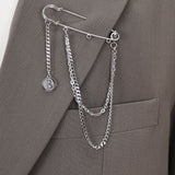a men's pin brooch_CLEF W Brooch