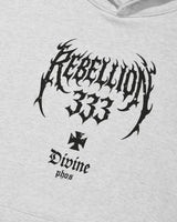Rebellion 333 Hoodie/Melange White
