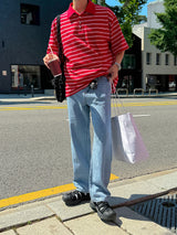 ASCLO Cooling Linen Wide Denim Pants (3color)