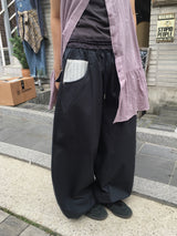Color-Block Pocket Pants