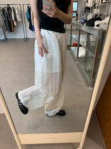 ミルキーアップリケロングパンツ (1color)