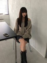 Andy V-neck Knitwear (3 colors)