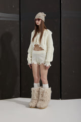 ショートニットパンツ