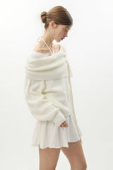カレンコルセットニット white