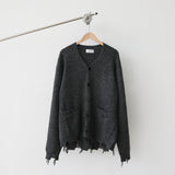 LIF OVER DAMAGE CARDIGAN