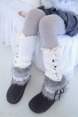 Nui Ribbon Fur Ugg Boots