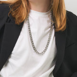 a men's long-chain necklace_CLEF OG NO.3 NEC