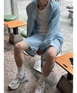 [S/S] ティンゴルジヘンリーネックハーフニットTシャツ(5color)