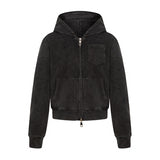 Anouk Washed Hood Zip-Up