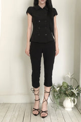 26SS★ [ EEUN MADE ] Rosette Button Top