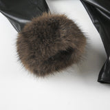 Chic Mood Brown Fur Cardigan