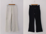 フリースブーツカットスウェットパンツ (3COLORS!)