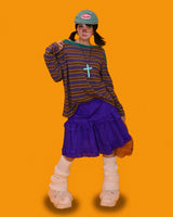 Aoi striped box long T (2color)