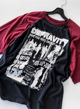 ドミニクカラーブロックラグラン半袖Tシャツ
