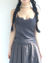 soft lace sleeveless shirt