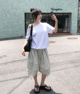 Witty Off-shoulder Short-sleeve Sweatshirt
