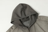 Meryl Patchwork Pocket Hoodie Zip-up