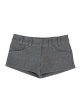 low-rise wool shorts (2color)
