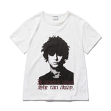 Unisex Human Print Crop T-shirt (White)