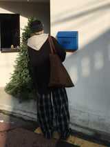 [Special Offer]リトルカーブドチェックパンツ (3c)