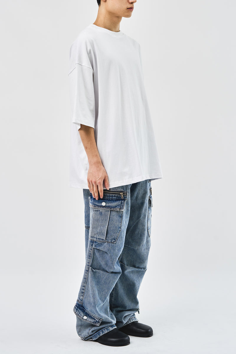 ウォースクエアジップデニム (2color)