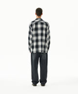 CUT OFF FLANNEL CHECK SHIRT