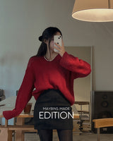 【MADE】タックアクセントウールブレンドミニスコート