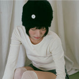 Yerr Button Beanie (black)