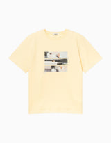 DELAY OFF キャットグラフィックTシャツ (レモン)
