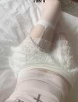 Thankstoo Lace Tube Top (light pink)
