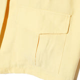 バンブーカーゴハーフパンツ / BAMBOO CARGO HALF PANTS-LEMON