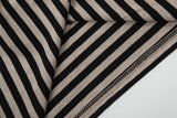 Wrap Stripe Button Slim Top