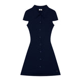 [MADE] Rubellin Collared Shirt Dress