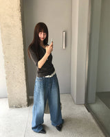 [ORIGINAL] オブ サマー ワイド デニム パンツ