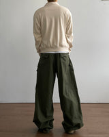 Milt Crop Knit Zip-Up