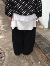 ティッシュピンタックスウェットパンツ