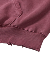 P. Crusades hood zip _ Solid pink 