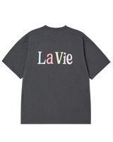 25FW COLOR LOGO SHORT SLEEVE T-SHIRT CHARCOAL