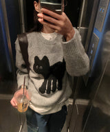 Cat Wool Knit - knt